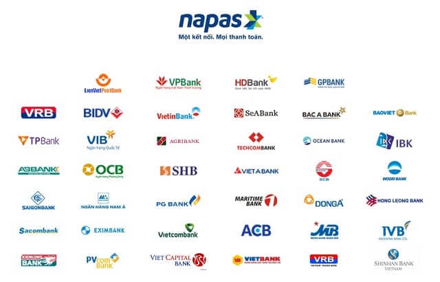 40 ngân hàng thuộc hệ thống Napas