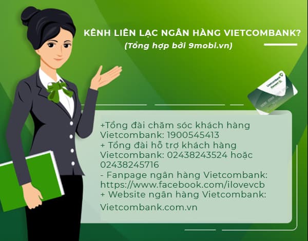 Kênh liên lạc ngân hàng Vietcombank